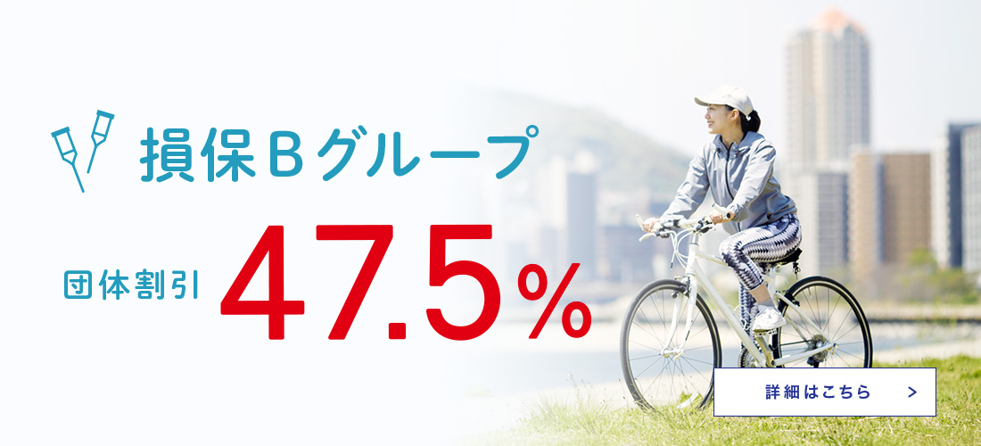 損保Bグループ団体割47.5%