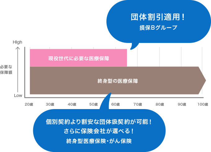 医療保障部分（イメージ）