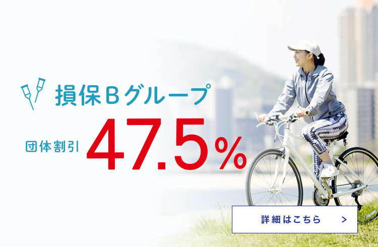 損保Bグループ団体割47.5%