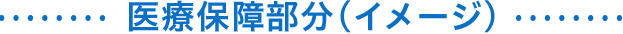 医療保障部分（イメージ）